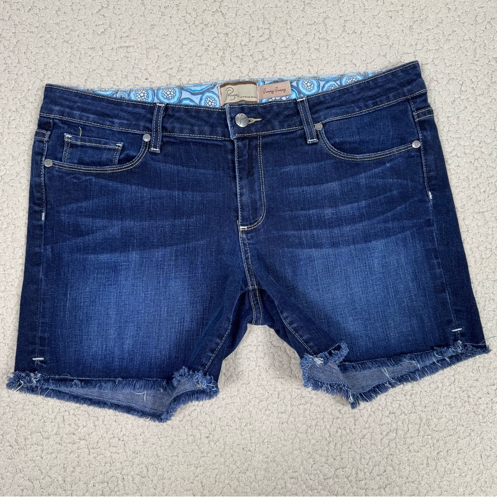 Paige Jimmy Jimmy Cutoff Denim Shorts